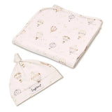 Up & Away Jersey Wrap & Beanie Set