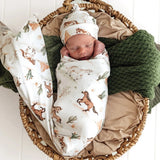 Wild Horses Jersey Wrap & Beanie Set