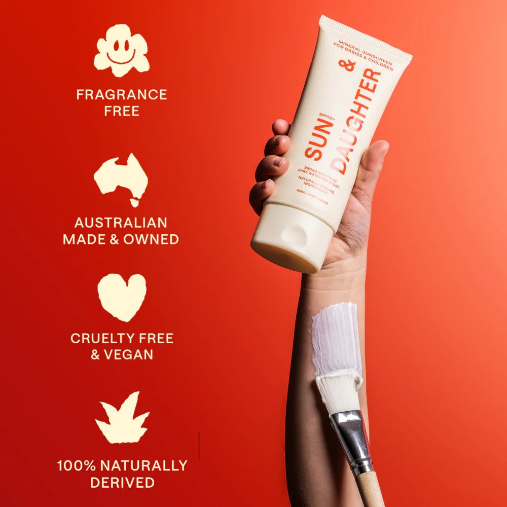 SPF50+ Mineral Sunscreen For Babies & Children