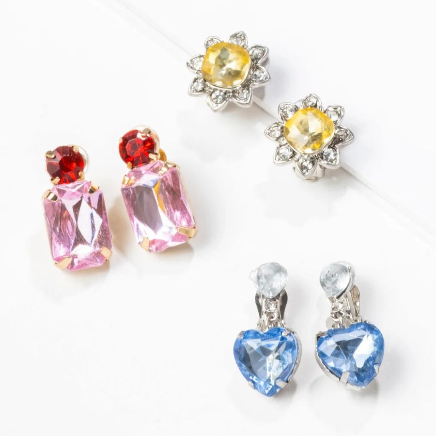 Dinner & A Movie Clip-on Earring Set