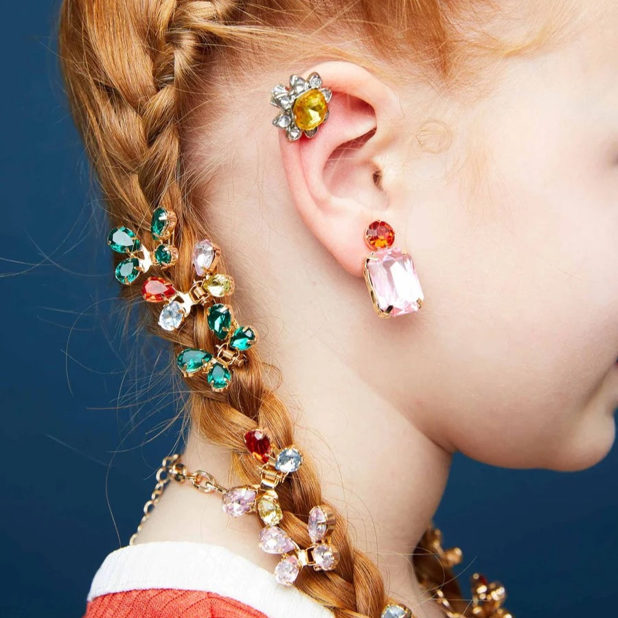 Dinner & A Movie Clip-on Earring Set