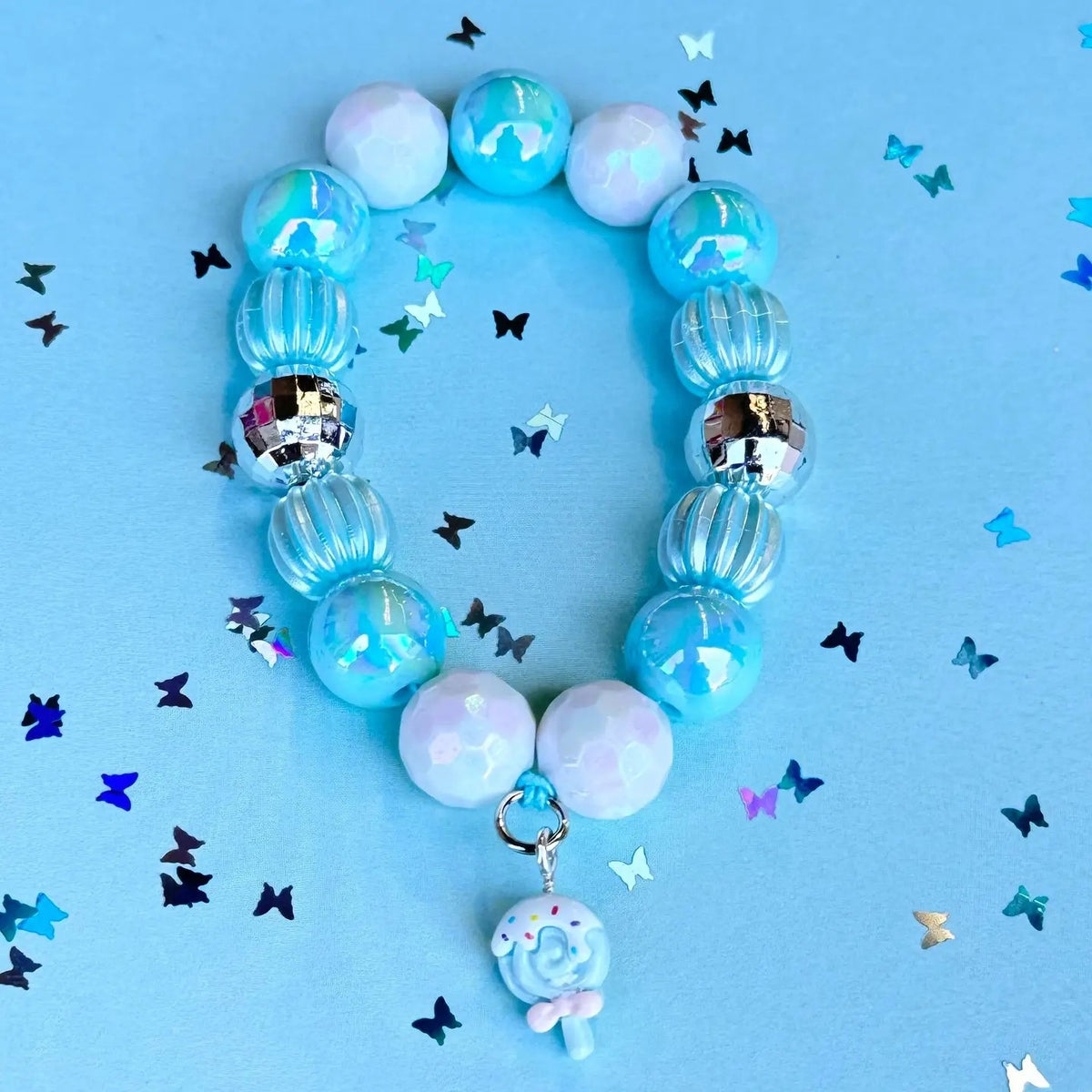 Blue Princess Bead Bracelet
