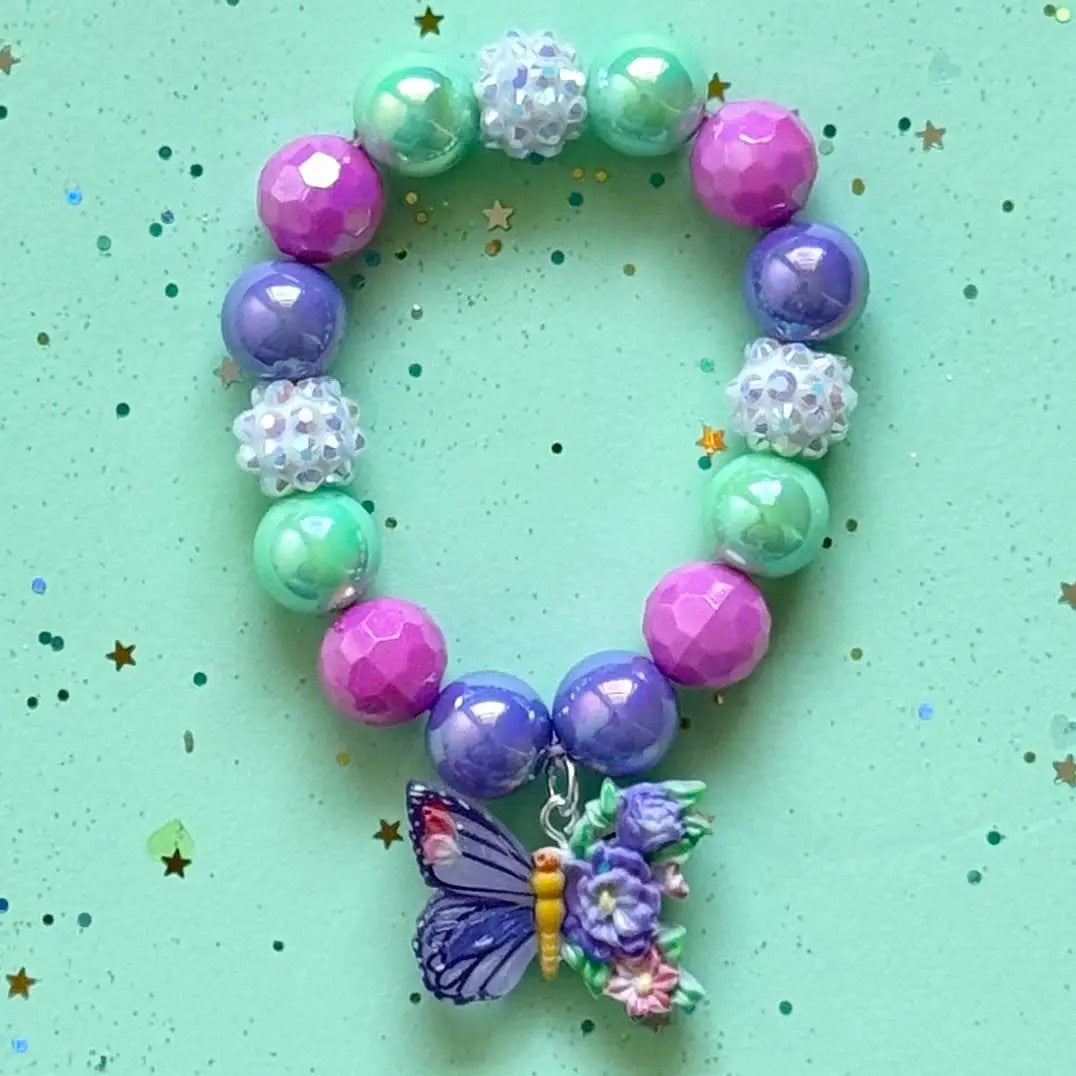 Butterfly Bead Bracelet