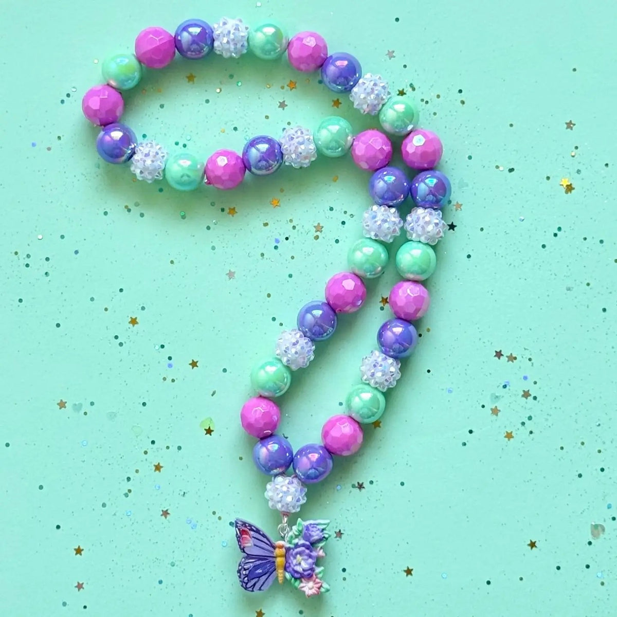 Butterfly Bead Necklace