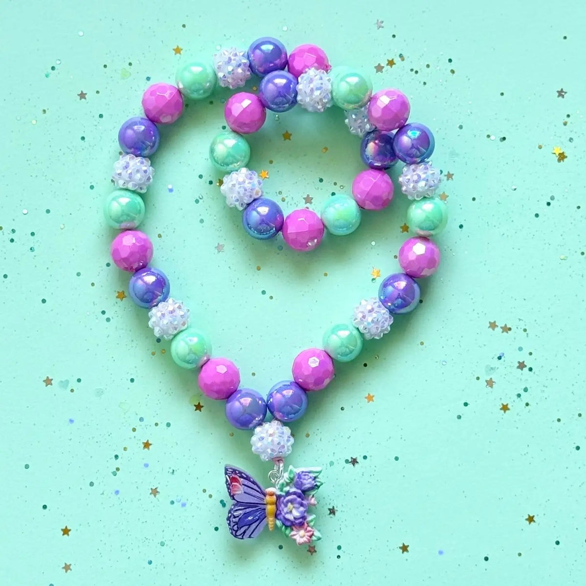 Butterfly Bead Necklace