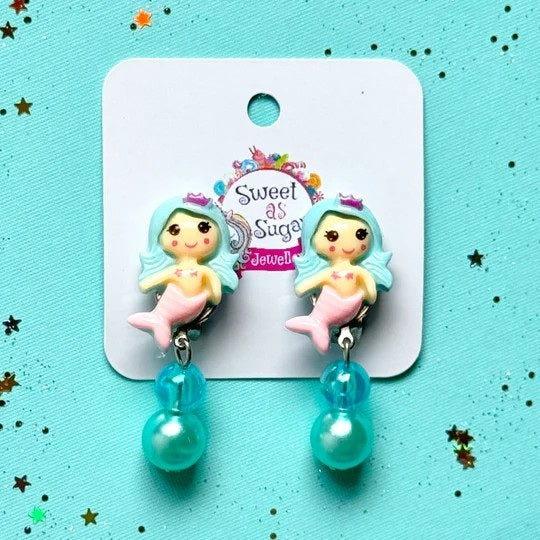Clip On Earrings (Mermaid)