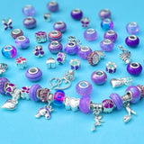 DIY Charm Bracelet Set (Purple)