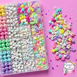 Large Jewellery Making Kit Friendship Bracelet - Pastel Lovers