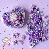 Shaped Jewellery Making Kit - Purple Heart