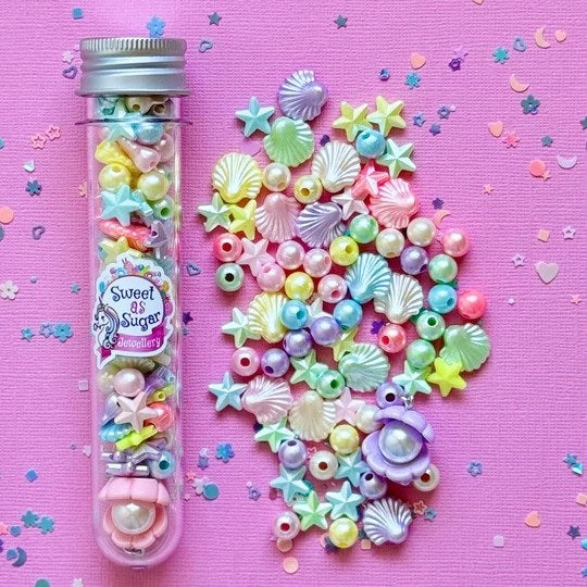 Jewellery Making Test Tube Necklace Kit (Seashell)