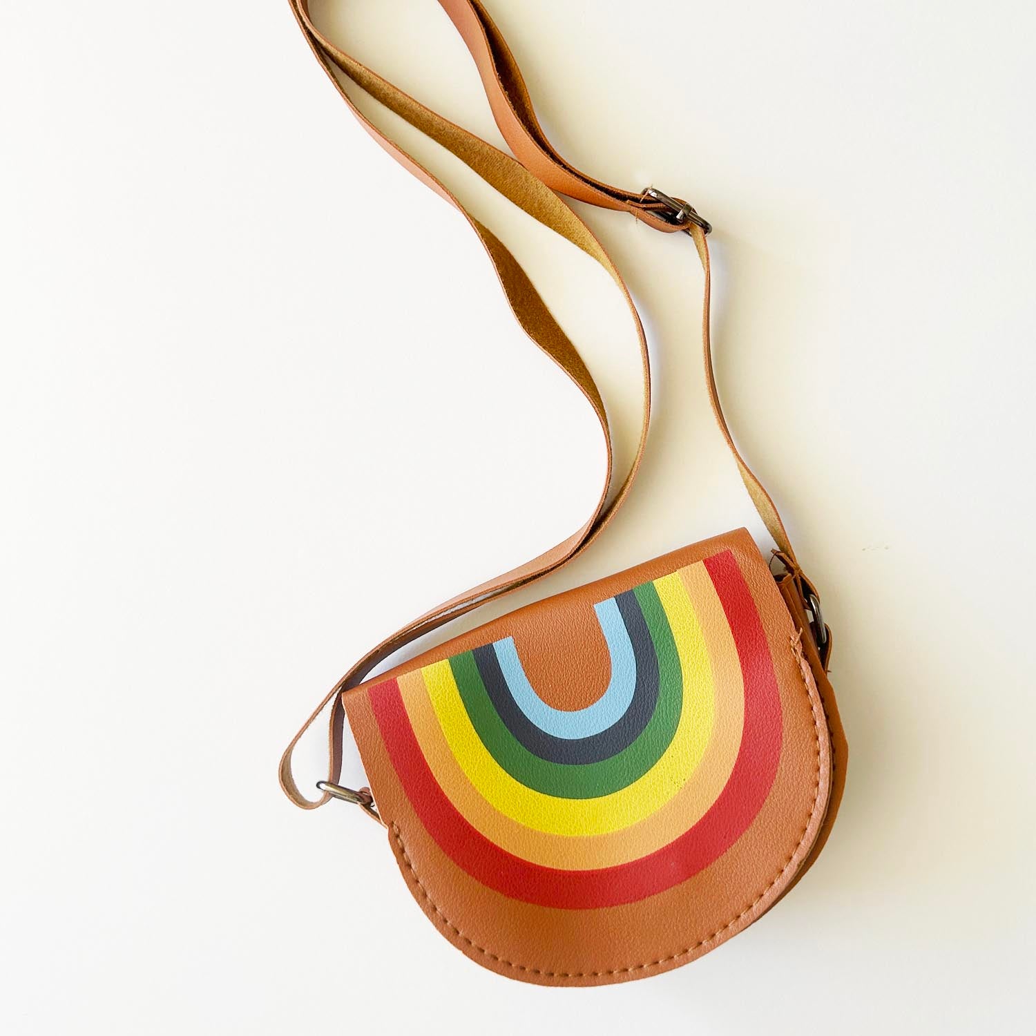 Tan Rainbow Bag