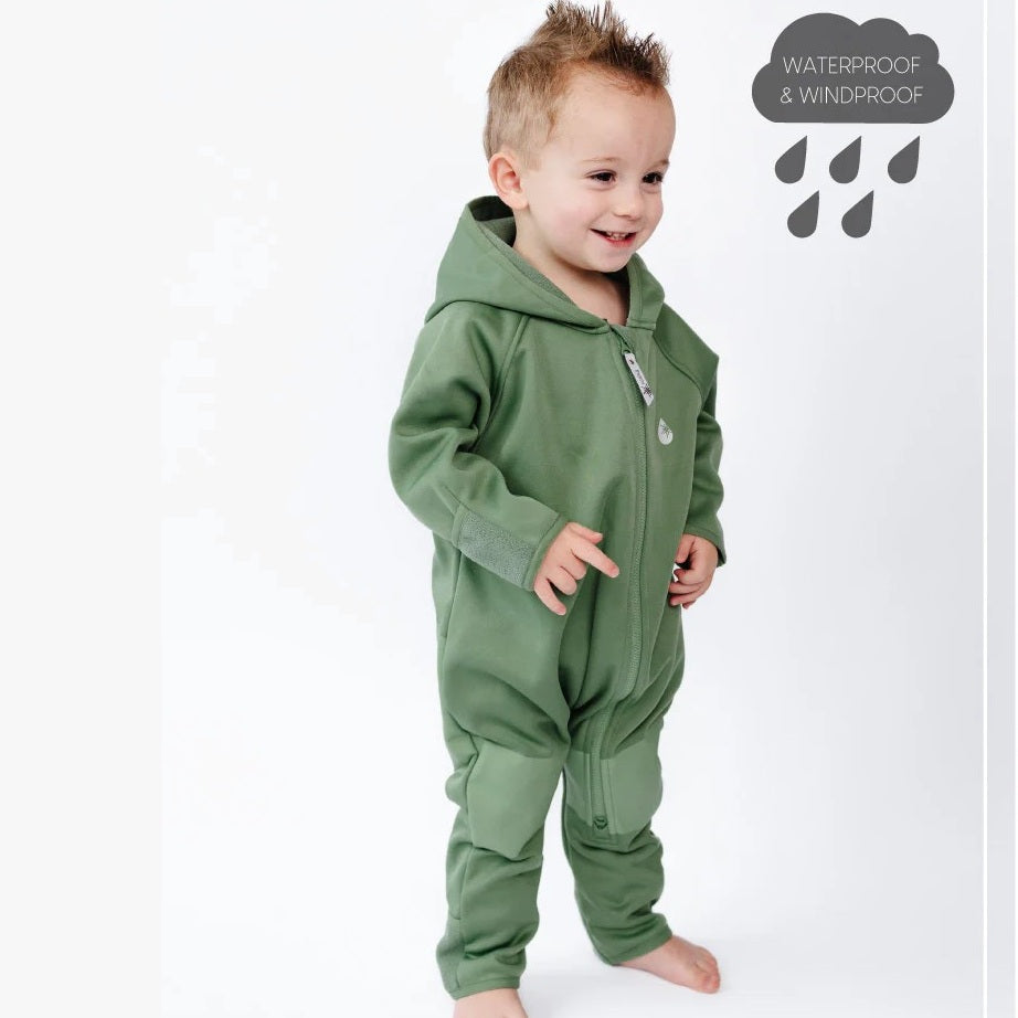 All-Weather Fleece Onsie (Forest Moss)