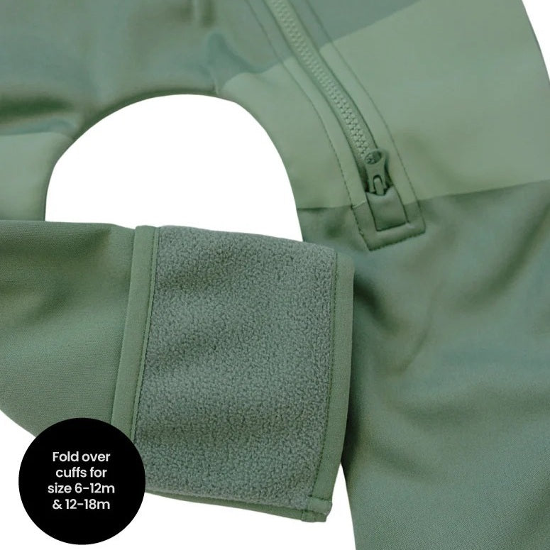 All-Weather Fleece Onsie (Forest Moss)