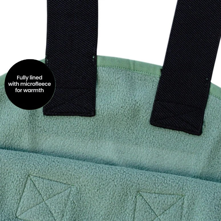 All-Weather Fleece Overalls (Forest Moss)