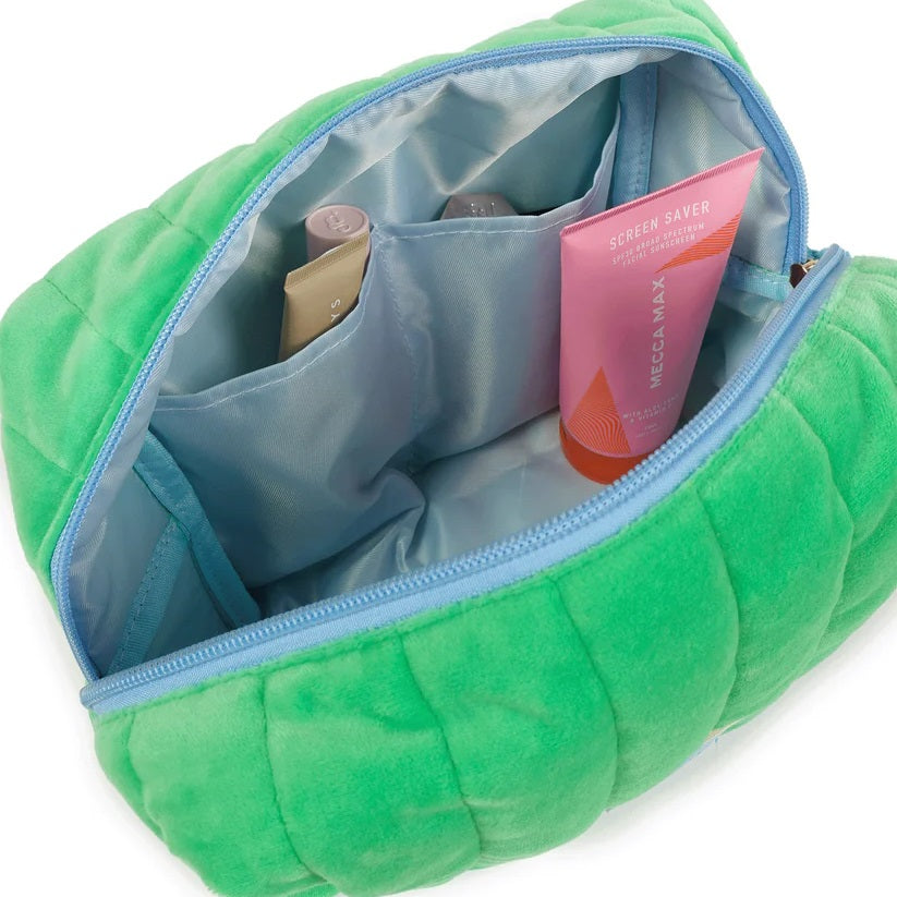 Green Velvet Cosmetic Case