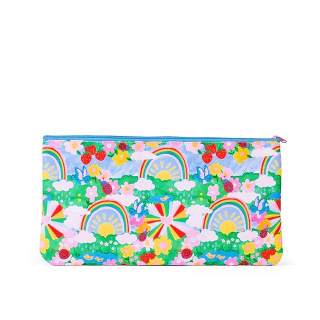 Rainbow Garden Mini ID Pencil Case