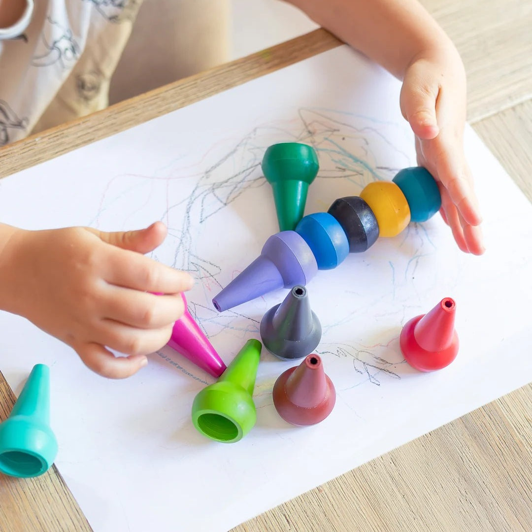 Stackable Crayons - Retro Rainbow