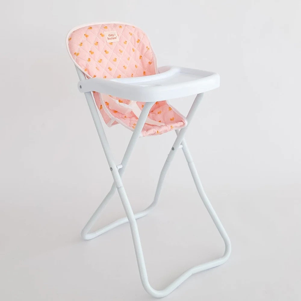 Doll Highchair (Pink Ducky)