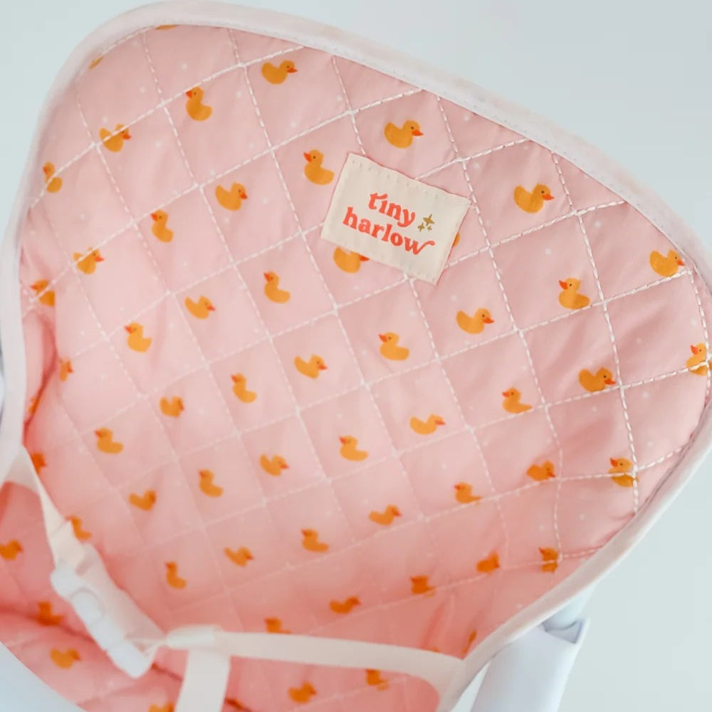 Doll Highchair (Pink Ducky)