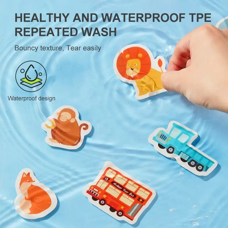 Mideer Reusable Jelly Sticker Set - Aquarium