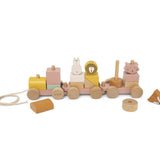 Wooden Animal Train - Mrs Cat