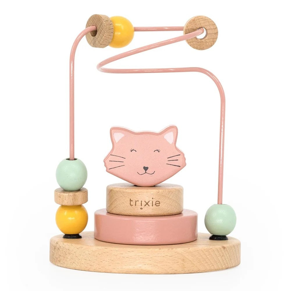 Wooden Beads Maze - Mrs Cat