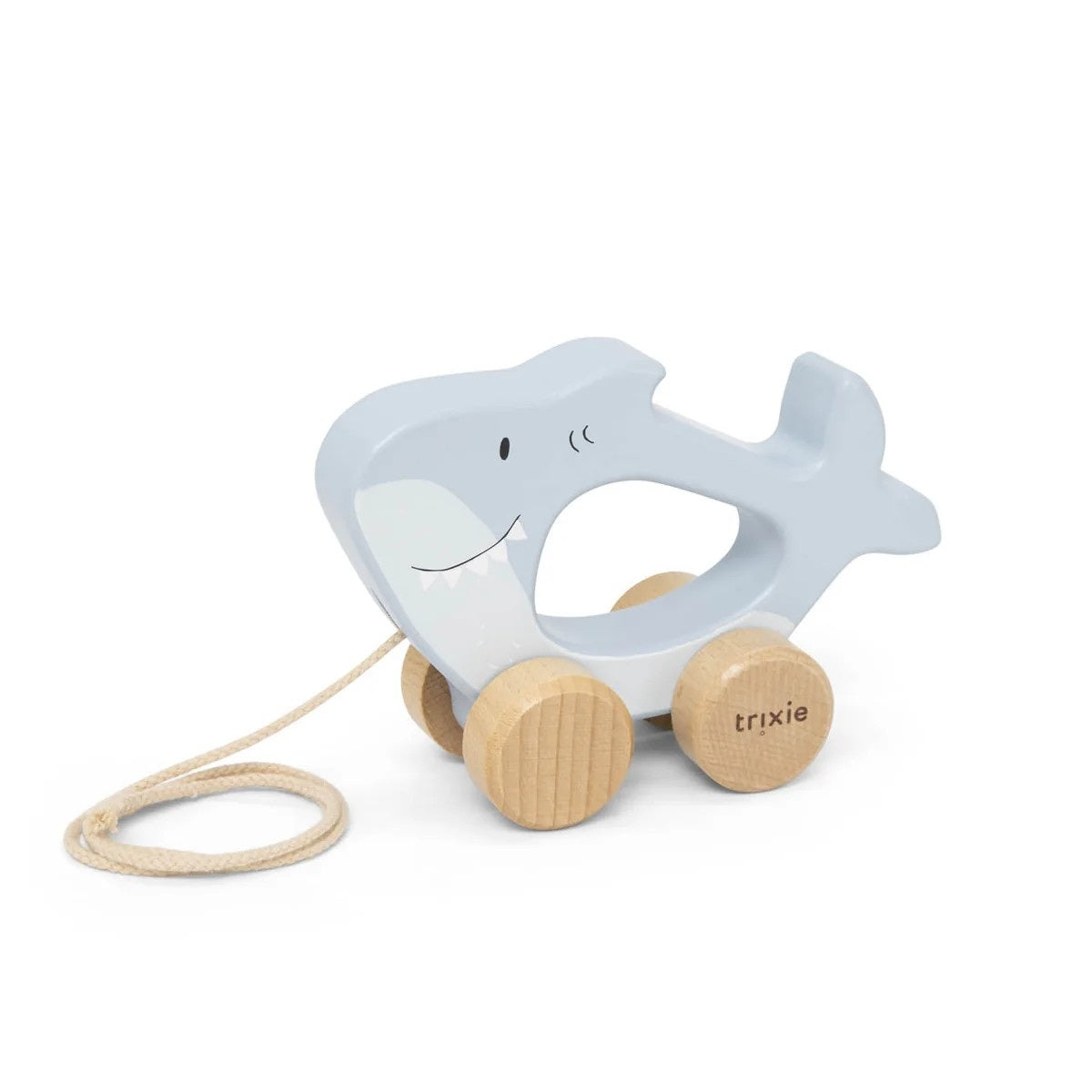 Wooden Pull Along Toy - Mr Shark