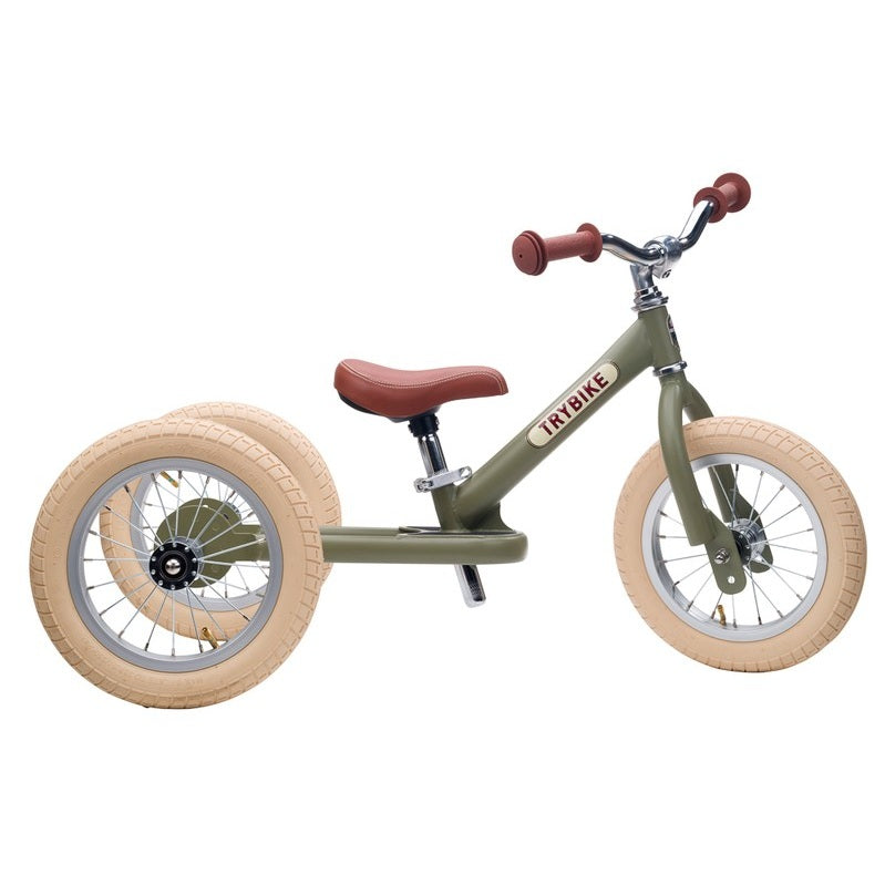 Steel 2 in 1 Trybike (Vintage Green)