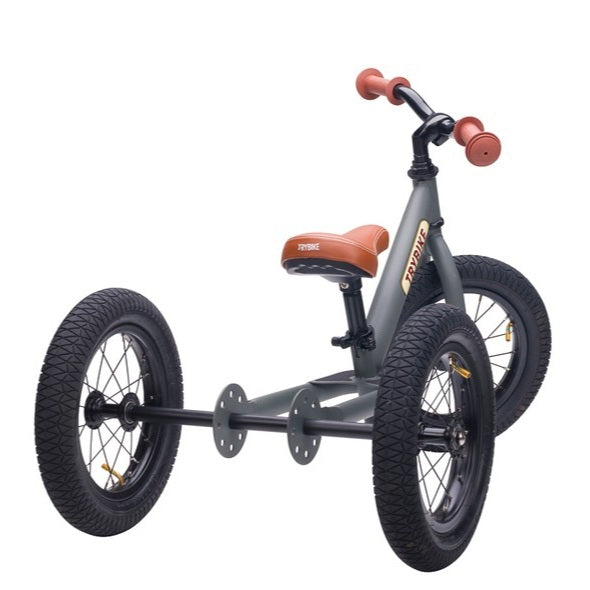 Steel 2 in 1 Trybike (Grey/Brown Trims)