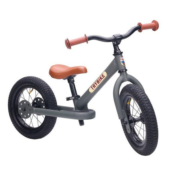 Steel 2 in 1 Trybike (Grey/Brown Trims)