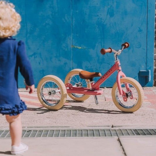 Steel 2 in 1 Trybike (Vintage Pink)