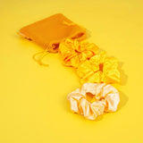 Vegan Silk Scrunchies 3Pack