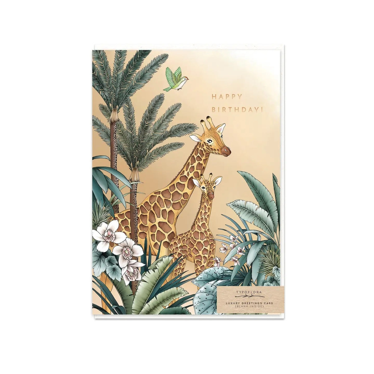 Giraffe Birthday Card