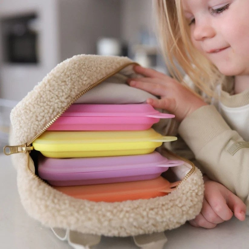 Sandwich Pouches (Fuchsia & Lemon)