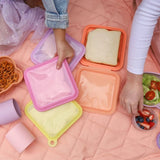 Sandwich Pouches (Purple & Tangerine)