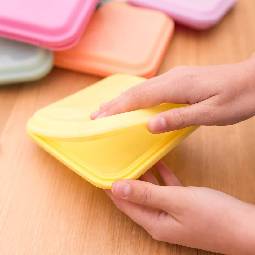 Sandwich Pouches (Fuchsia & Lemon)