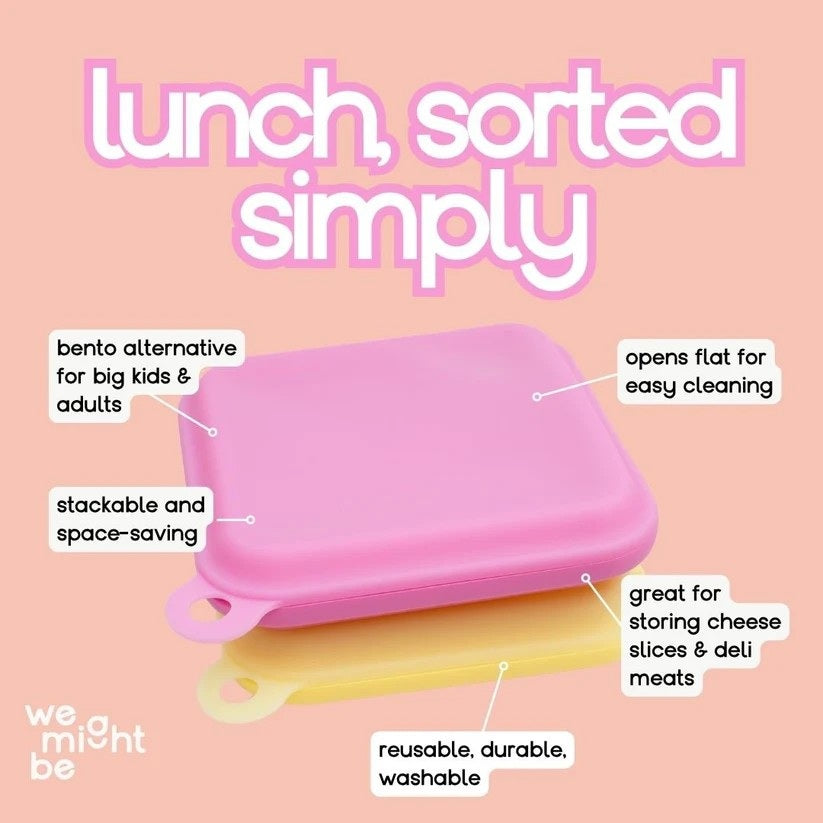 Sandwich Pouches (Fuchsia & Lemon)