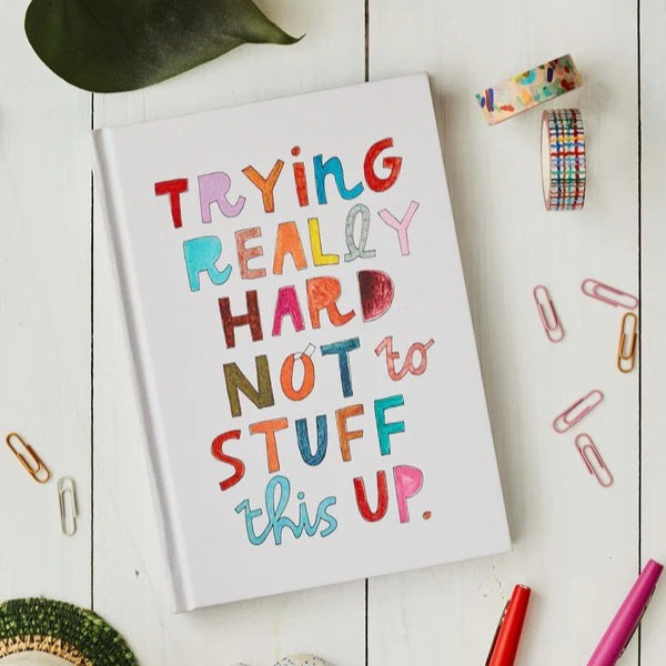 Lined Journal. Trying