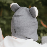 Koala Fleecy Beanie (Grey Marle)