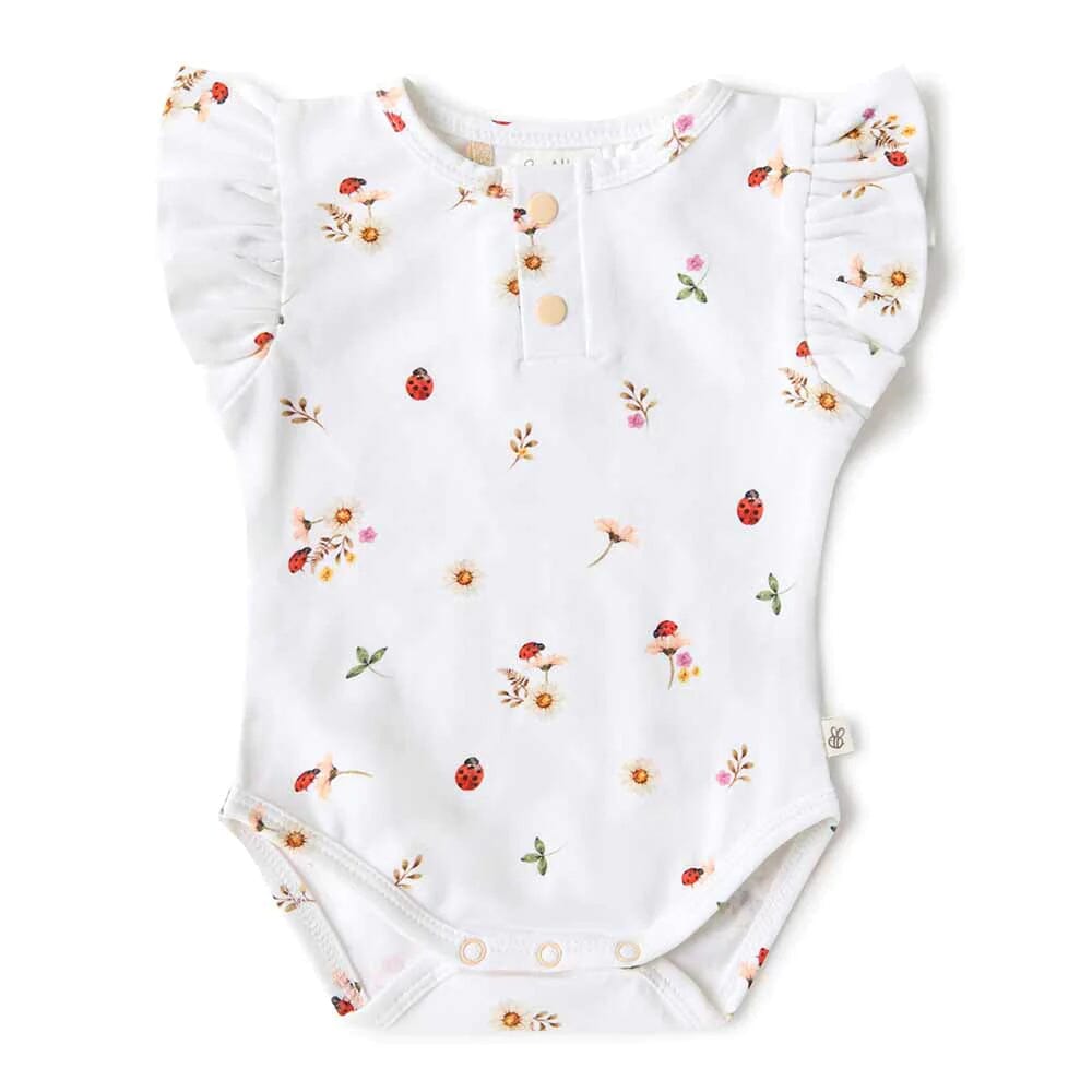 Ladybug SS Frill Bodysuit