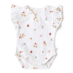 Ladybug SS Frill Bodysuit