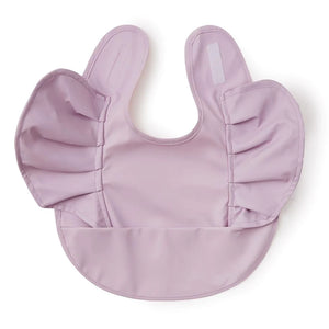 Lavender Frill Snuggle Bib