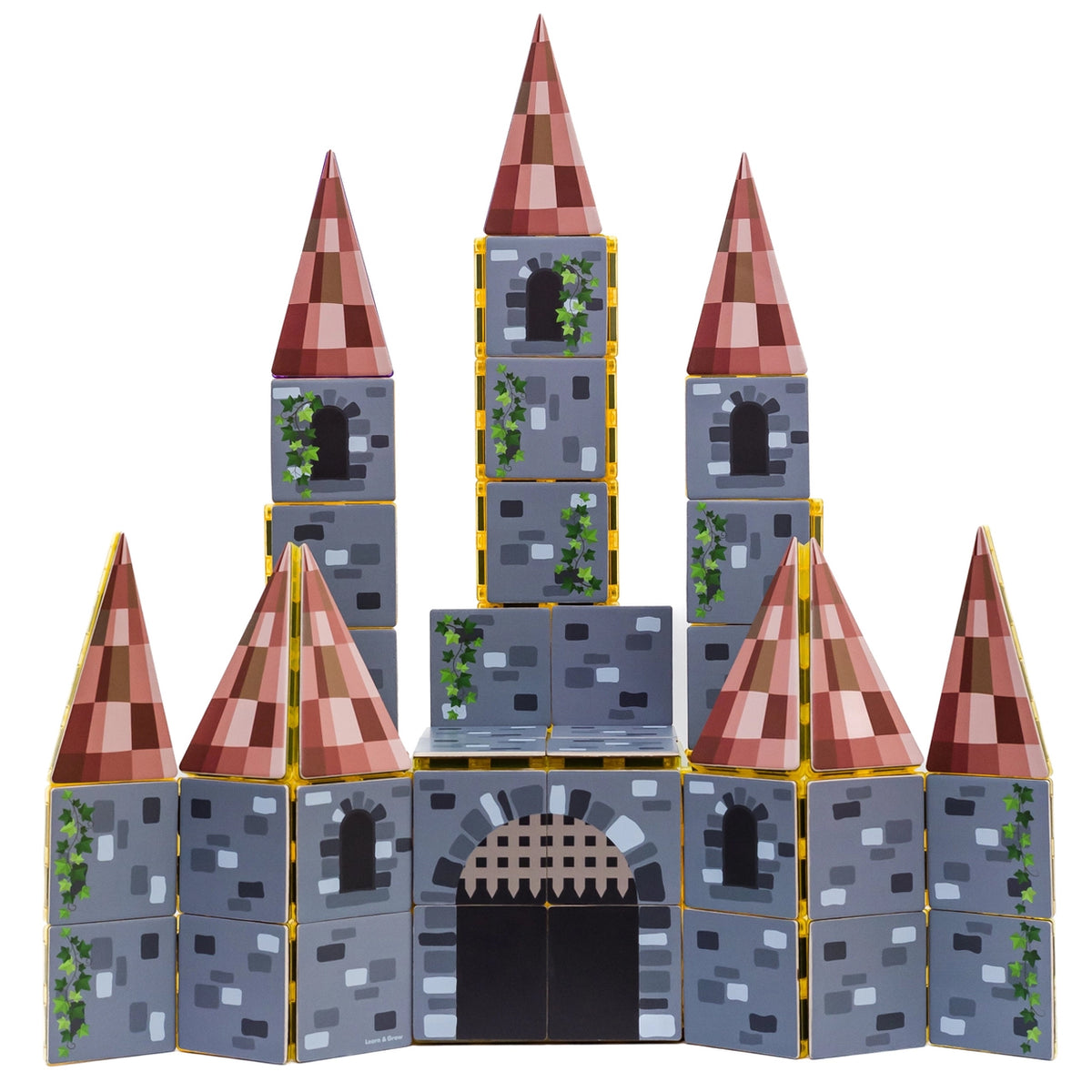 Magnetic Tile Topper - Castle Pack (40 Piece)
