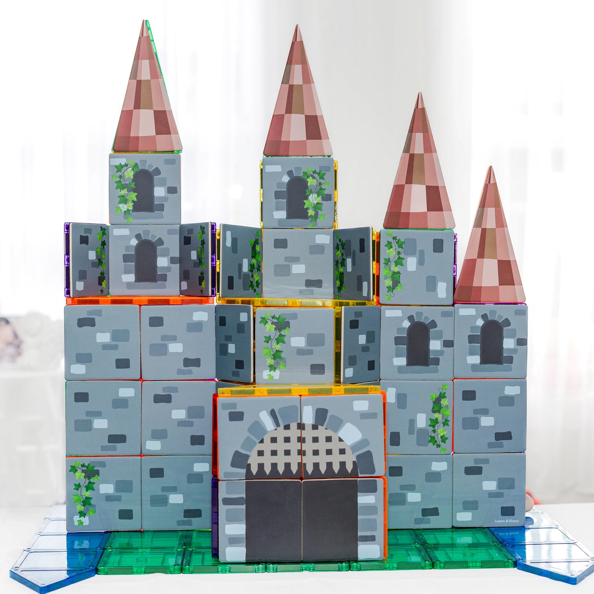 Magnetic Tile Topper - Castle Pack (40 Piece)