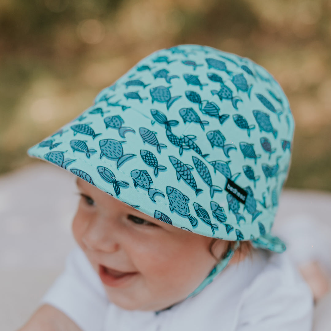 Legionnaire Flap Sun Hat (Fish)