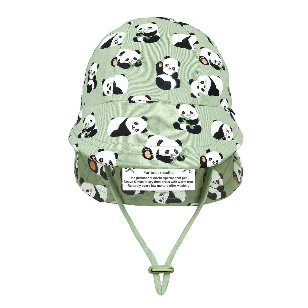 Legionnaire Flap Sun Hat (Panda)