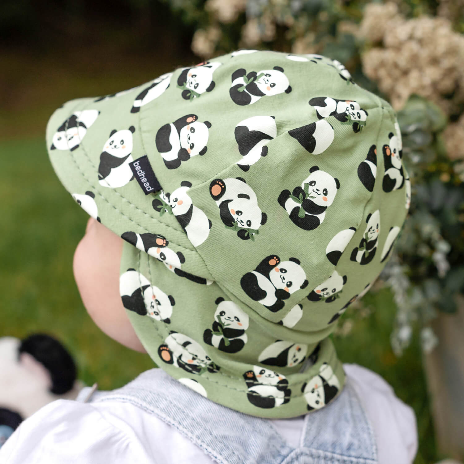 Legionnaire Flap Sun Hat (Panda)