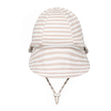 Legionnaire Flap Sun Hat (Natural Stripe)