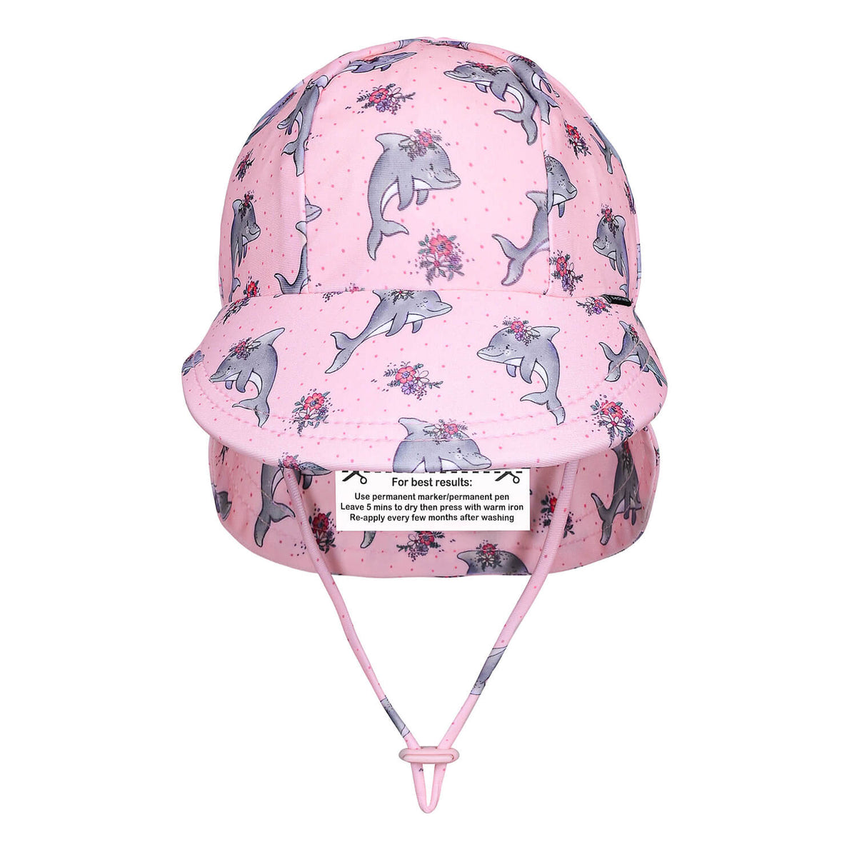 Swim Legionnaire Flap Beach Hat (Dolphin)