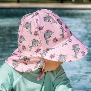 Swim Legionnaire Flap Beach Hat (Dolphin)